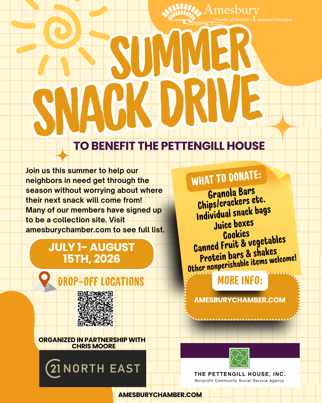 BWell Counseling Is Proud to Support the Pettengill House Summer Snack Drive