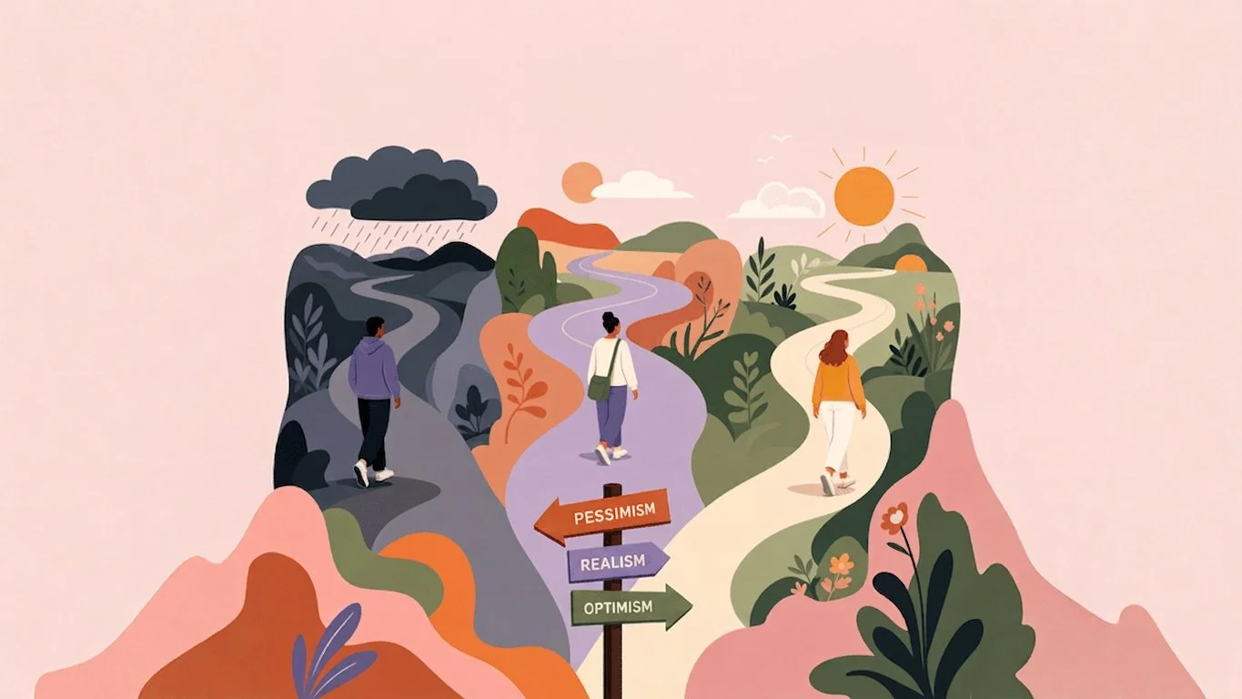 Bending Reality: How Pessimists, Realists, and Optimists Shape Their Future