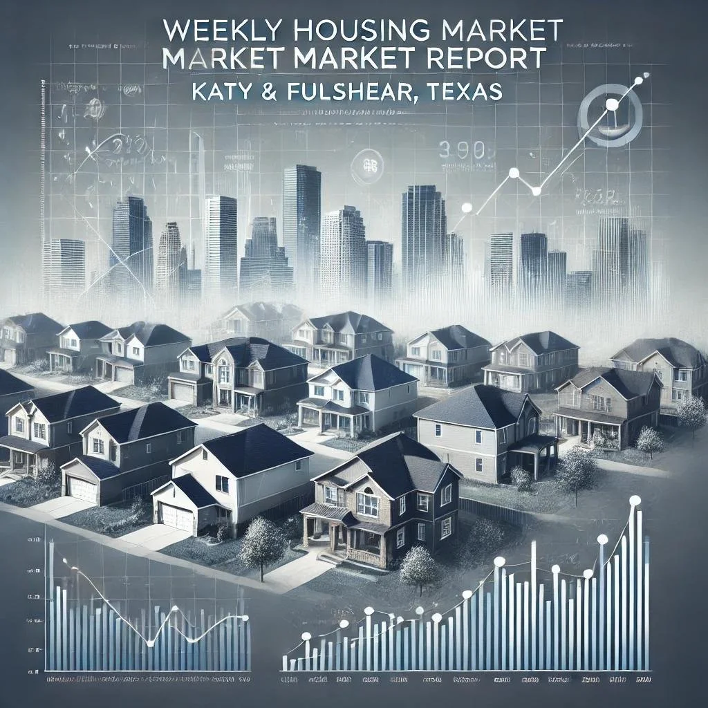 Weekly Housing Market Report - Katy and Fulshear, Texas - Week 1: December 29, 2024 - January 4, 2025