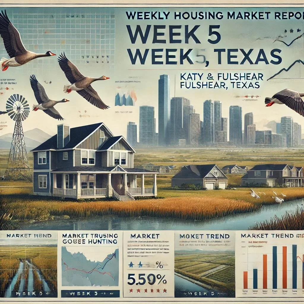 Weekly Housing Market Report - Katy and Fulshear, Texas - Week 5: January 26 - February 1, 2025
