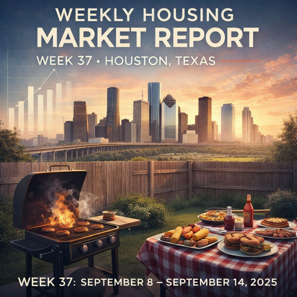 Weekly Housing Market Report – Houston, Texas – Week 37: September 8 – September 14, 2025
