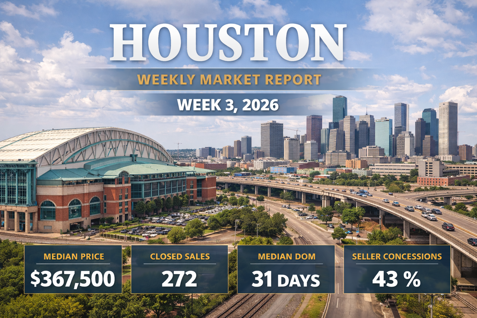 Weekly Housing Market Report – Houston – Week 3 January 12, 2026 – January 18, 2026