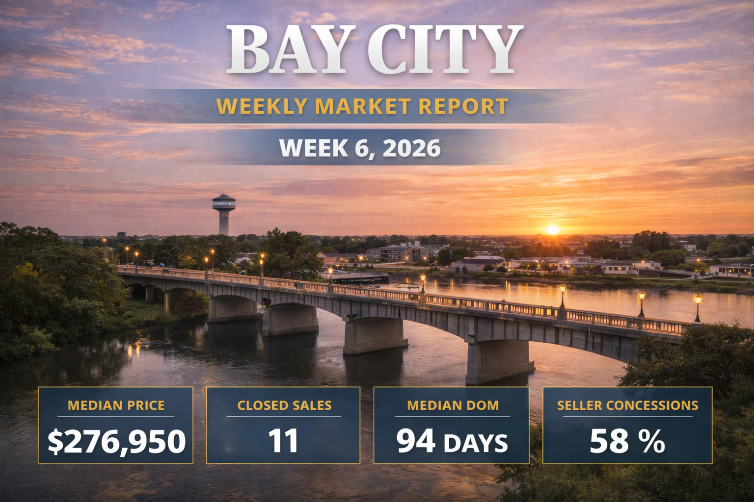 Weekly Housing Market Report – Bay City – Week 6 February 2, 2026 – February 8, 2026