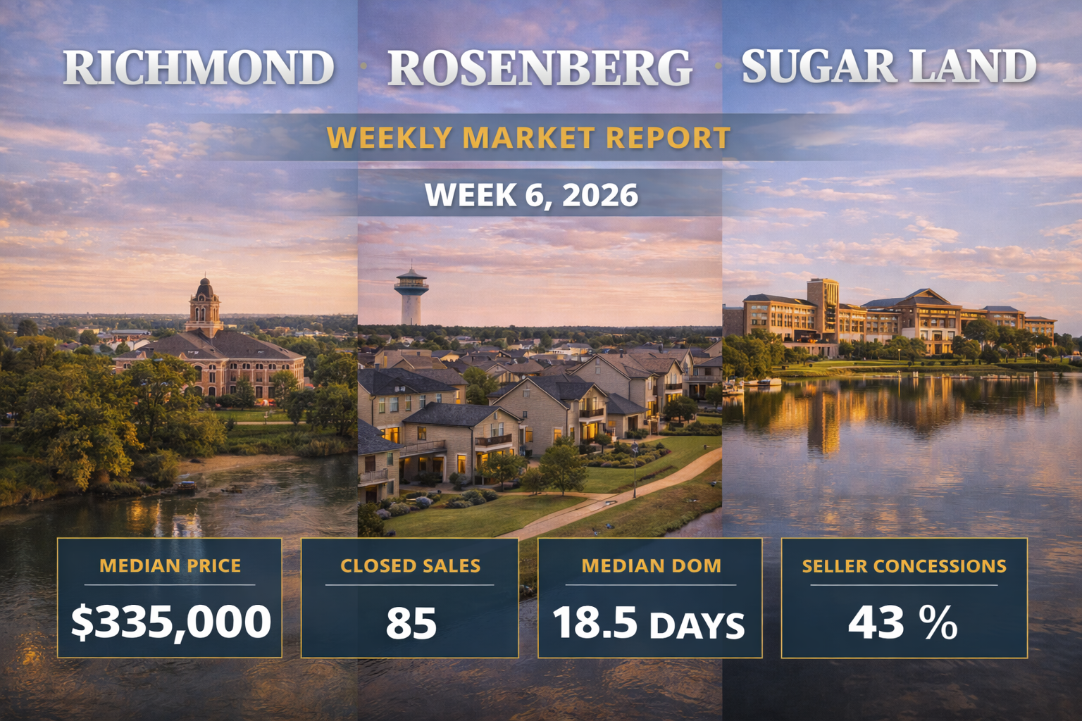 Weekly Housing Market Report – Richmond, Rosenberg &amp; Sugar Land – Week 6 February 2, 2026 – February 8, 2026