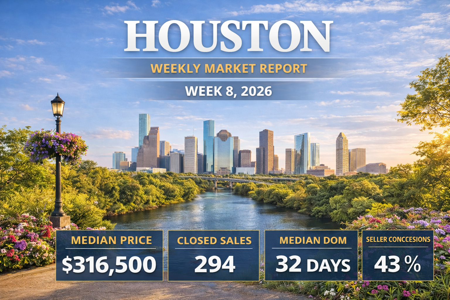 Weekly Housing Market Report – Houston – Week 8 February 16, 2026 – February 22, 2026