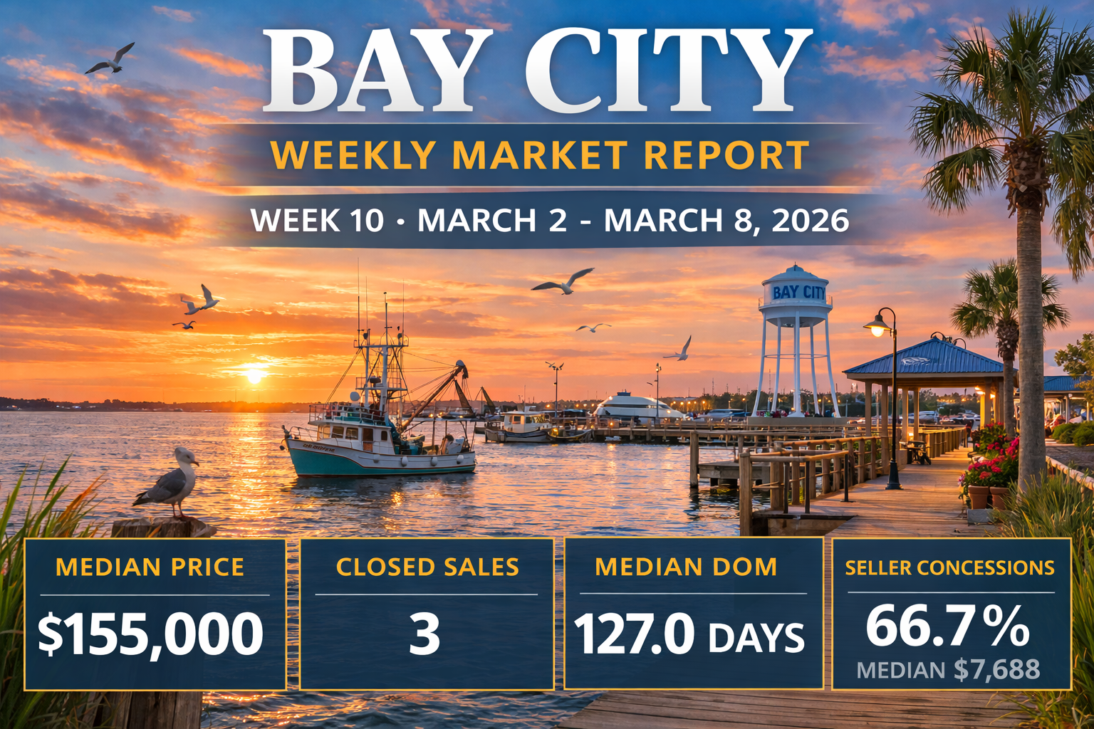 Weekly Housing Market Report – Bay City – Week 10 March 2, 2026 – March 8, 2026