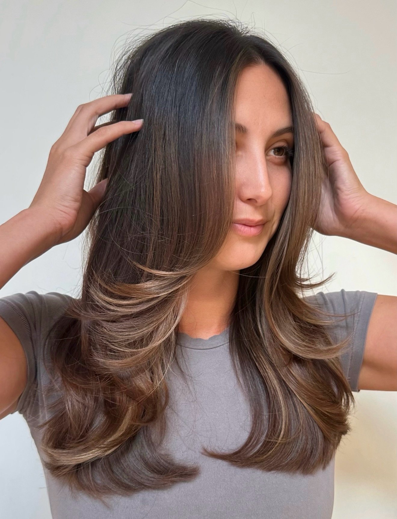 Refined dimensional brunette🤎 

By stylist @roselionhair