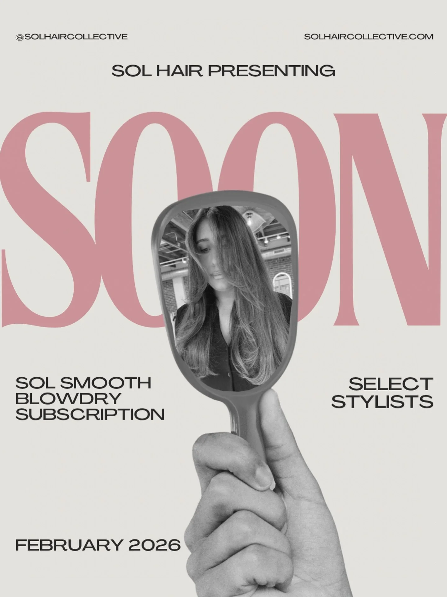 Your smooth-hair era starts now ✨

Our Sol Smooth Blowout Subscriptions offer three personalized options based on hair type, including two blowdries per month + 10% off hair care products.

Add-ons available and appointments must be scheduled in adva