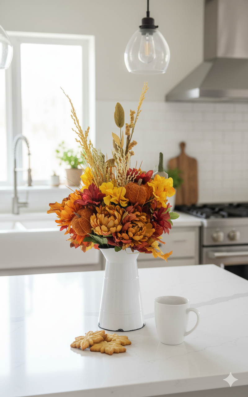 Floral Fall Tabletop decor