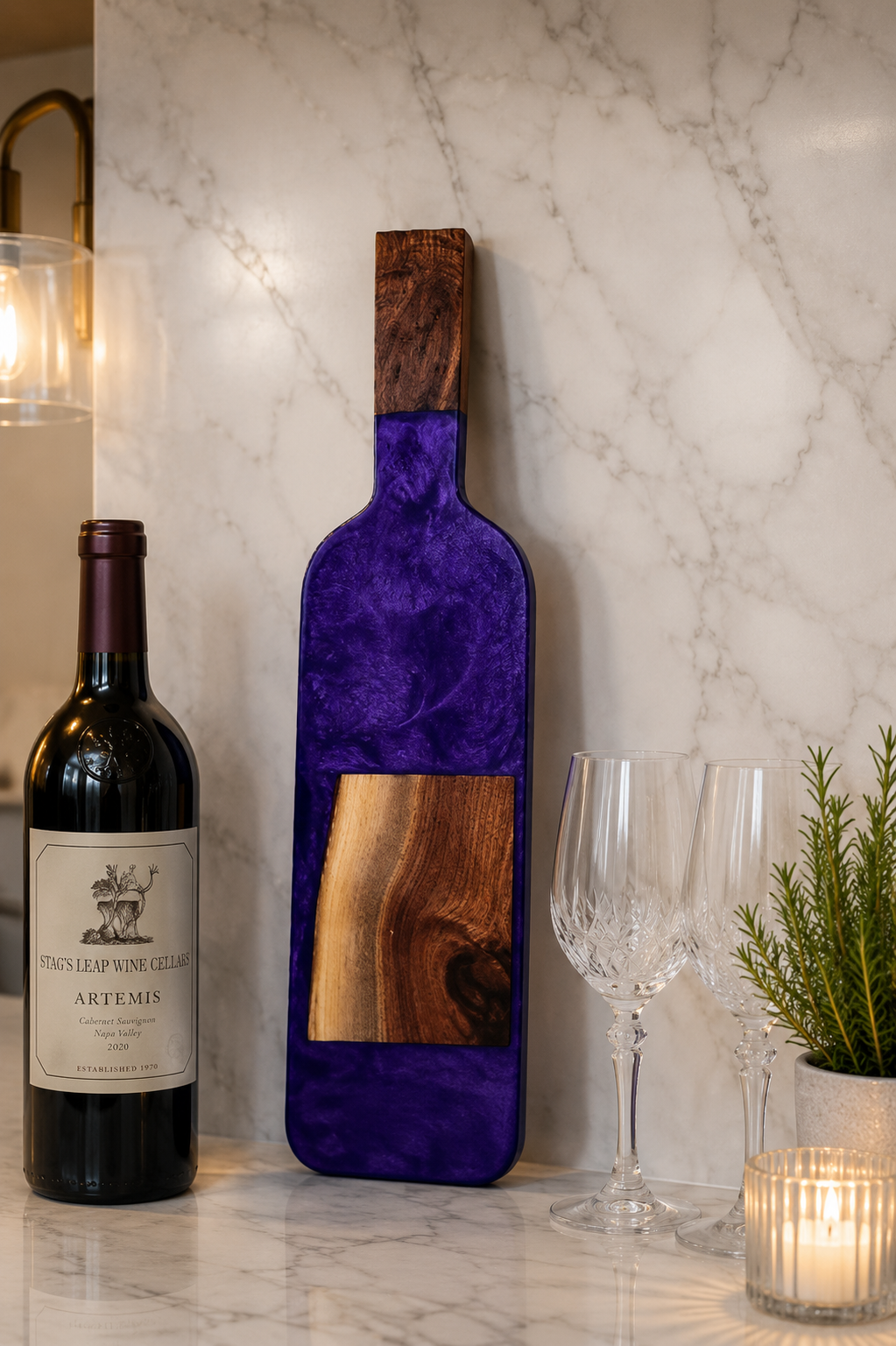 Amethyst epoxy resin cheese board crafted from walnut.png