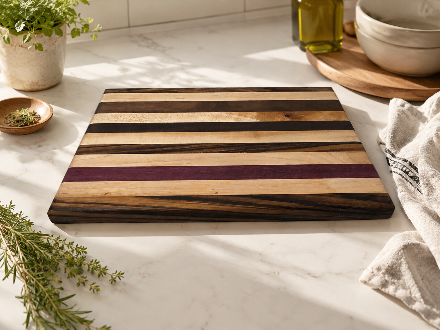 Woodland Ribbons – Handmade Serving Board