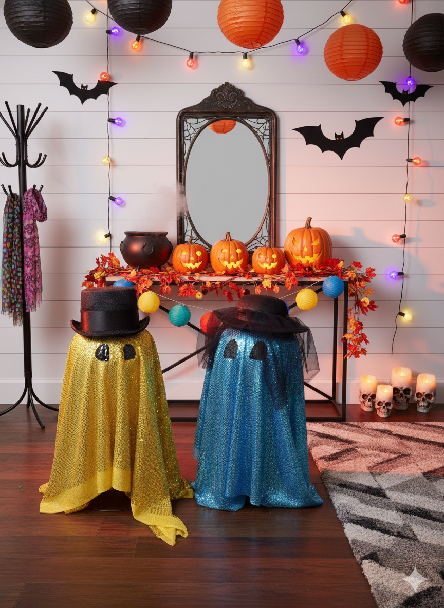 Last-Minute DIY Ghosts: 5-Minute Yard Ghosties