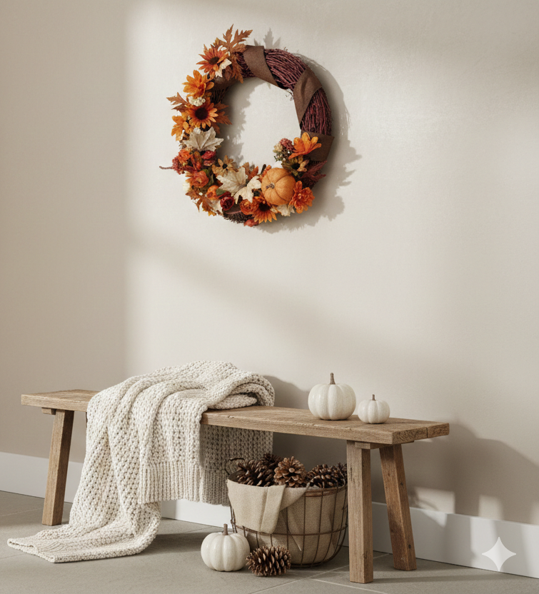 Falling Into Autumn cranberry grapevine wreath front view.png
