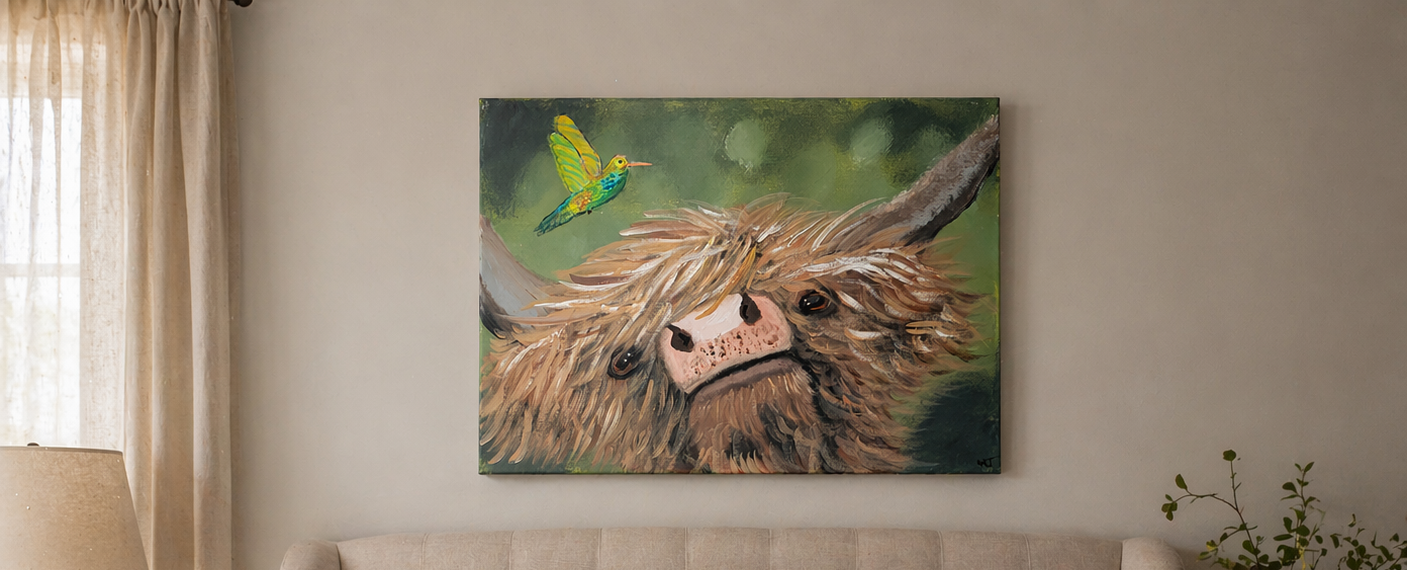 cow artwork bedroom wall.png