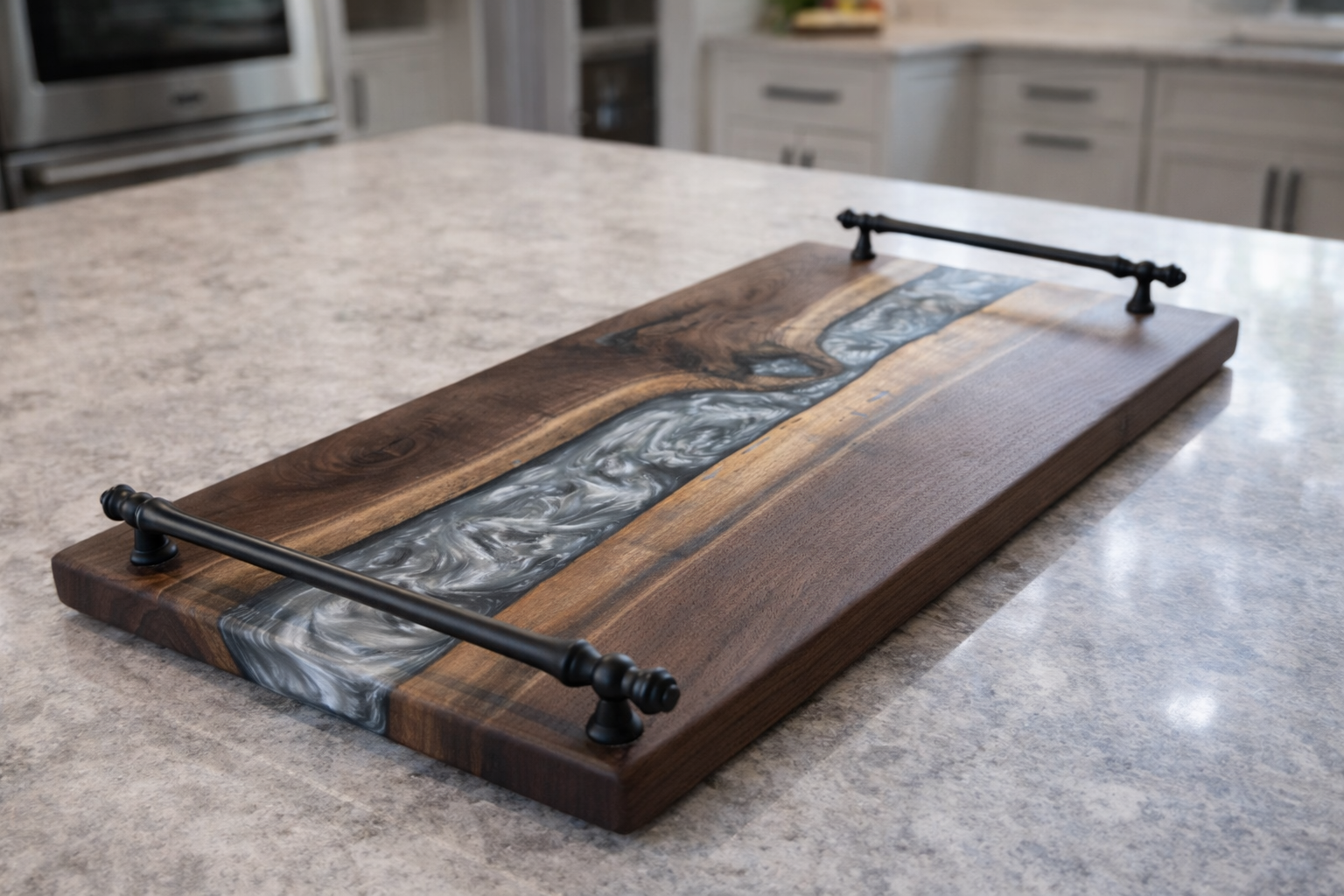 Large handcrafted black walnut serving board with epoxy resin.png