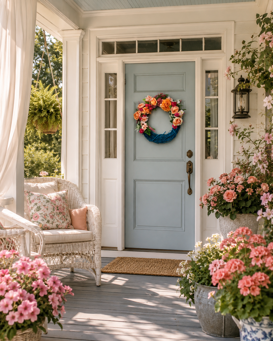 Bright turquoise front door wreath for spring.png