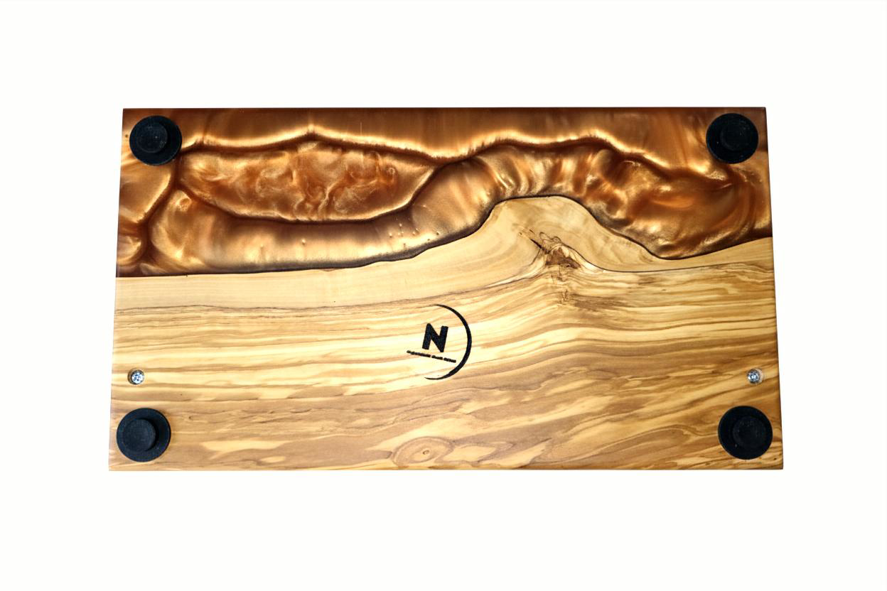 Bottom side of Canyon Glow Charcuterie Board