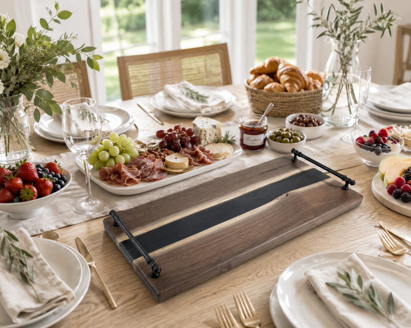 epoxy resin charcuterie board on dining table.png