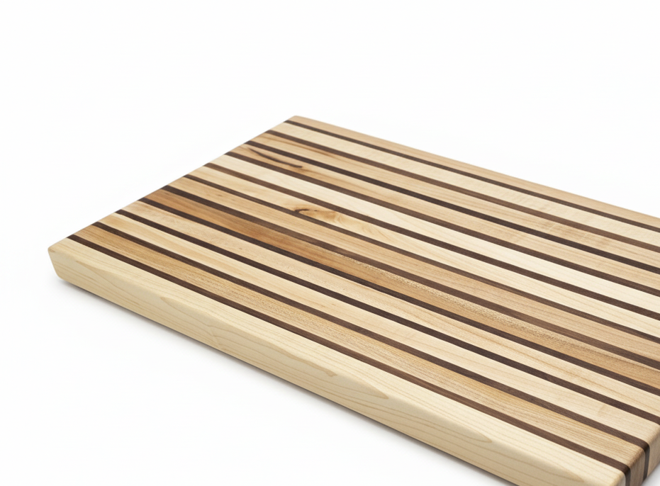 Dual-tone maple and walnut cutting board handmade in Upstate NY.png