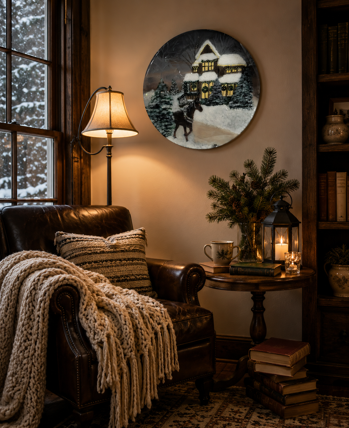 Rustic holiday wall art with glossy epoxy resin finish.png