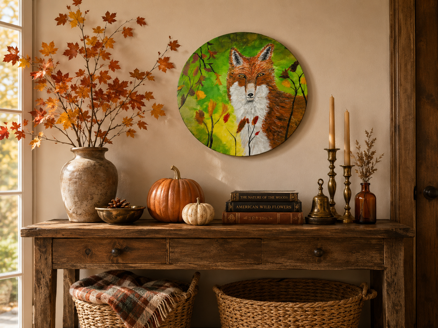 Rustic woodland fox home décor artwork.png