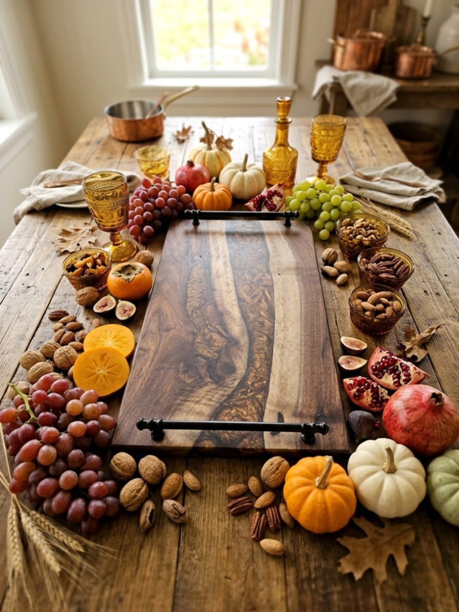 large charcuterie board for cheese and meat presentation.png