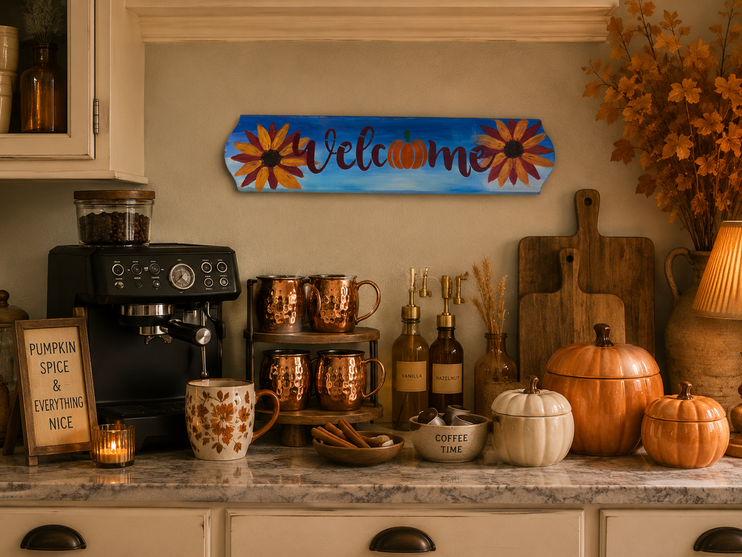 Autumn floral welcome sign with hand painted flowers.png