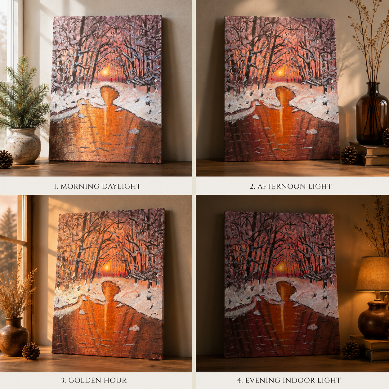 Winter's Ember Creek original winter landscape painting collage.png