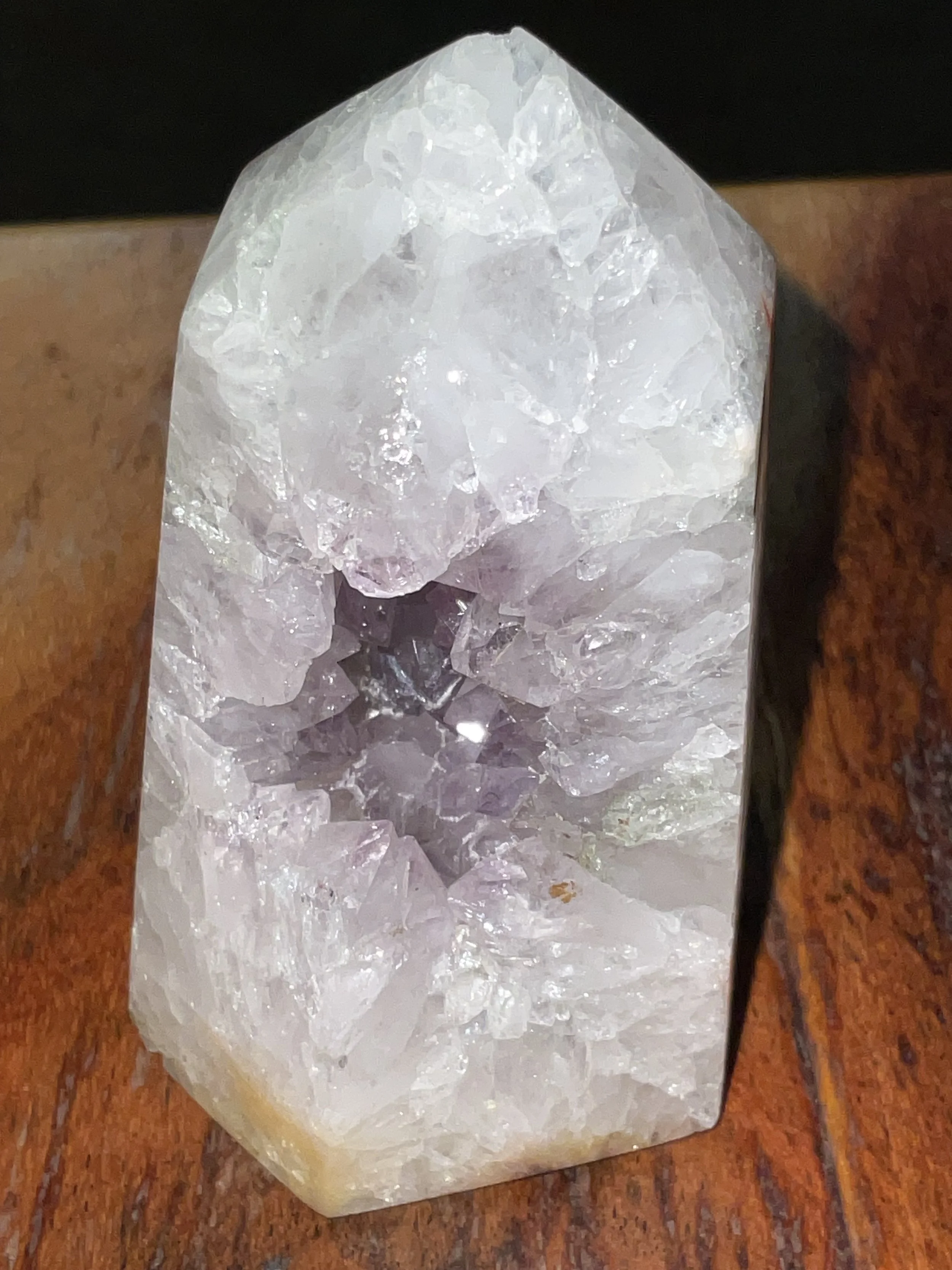 Amethyst Tower w_ Druzy