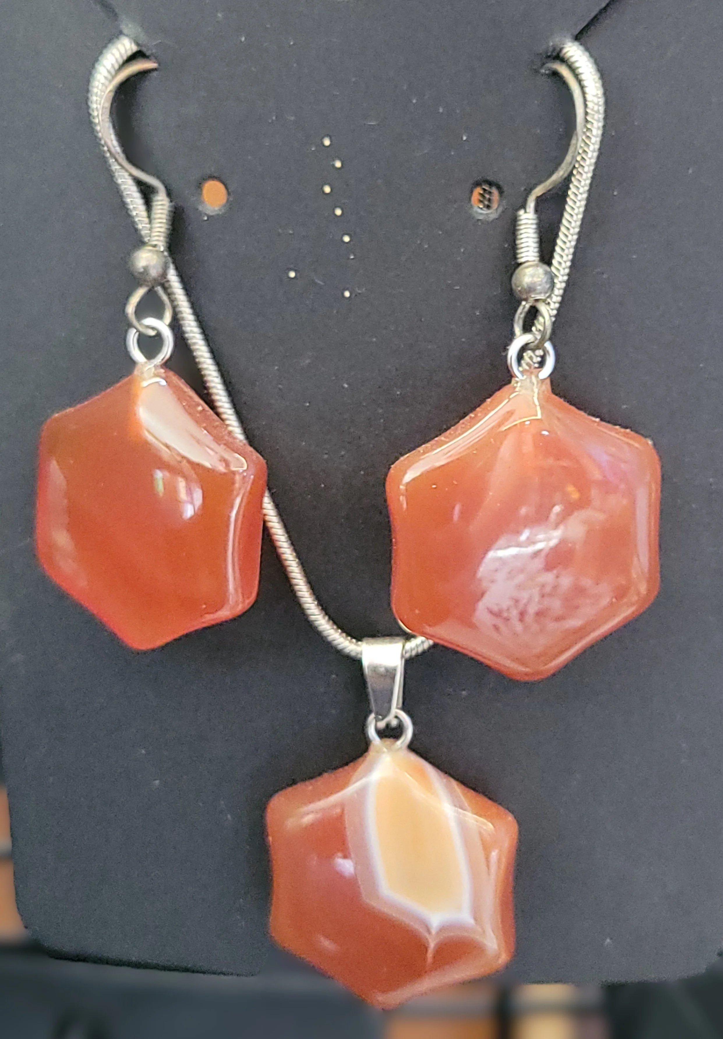 Crystal Shape Earrings