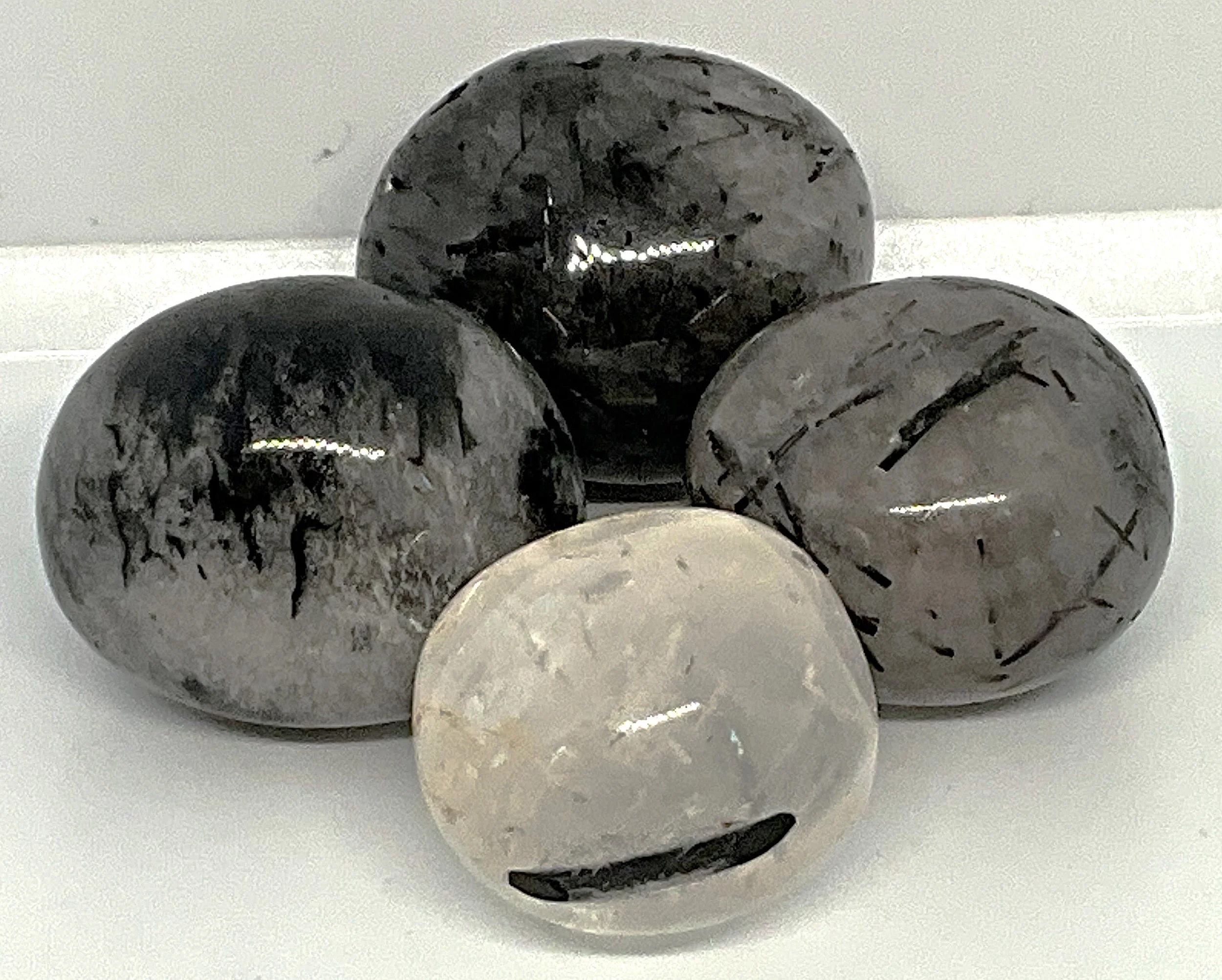 Quartz - Tourmalinated Tumbles