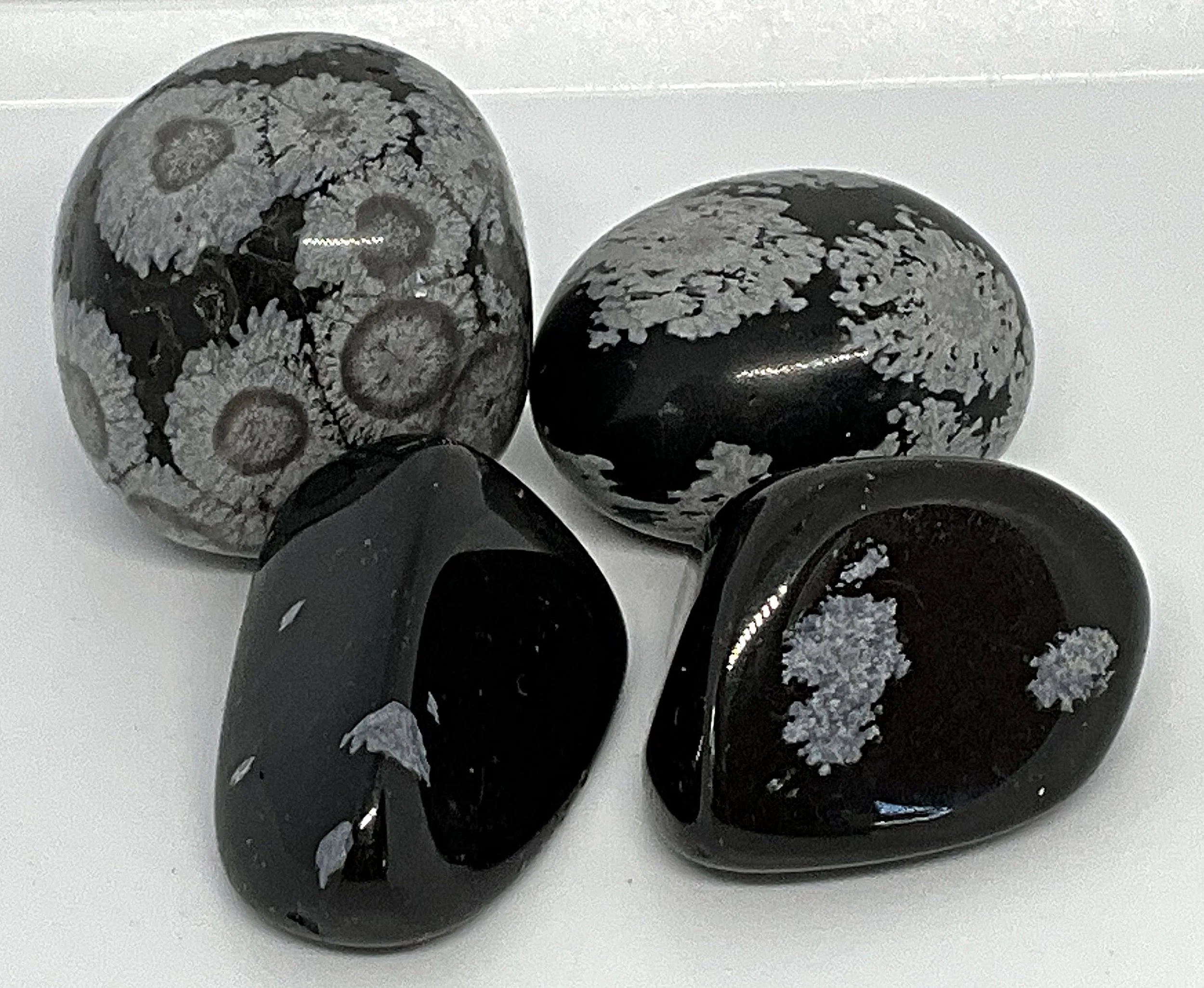 Snowflake Obsidian Tumbles