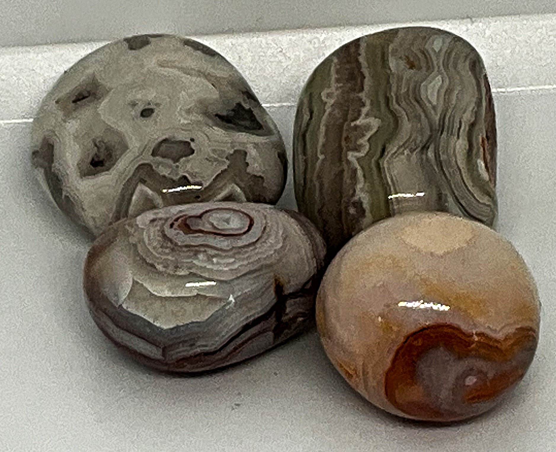 Mexican Crazy Lace Agate Tumbles
