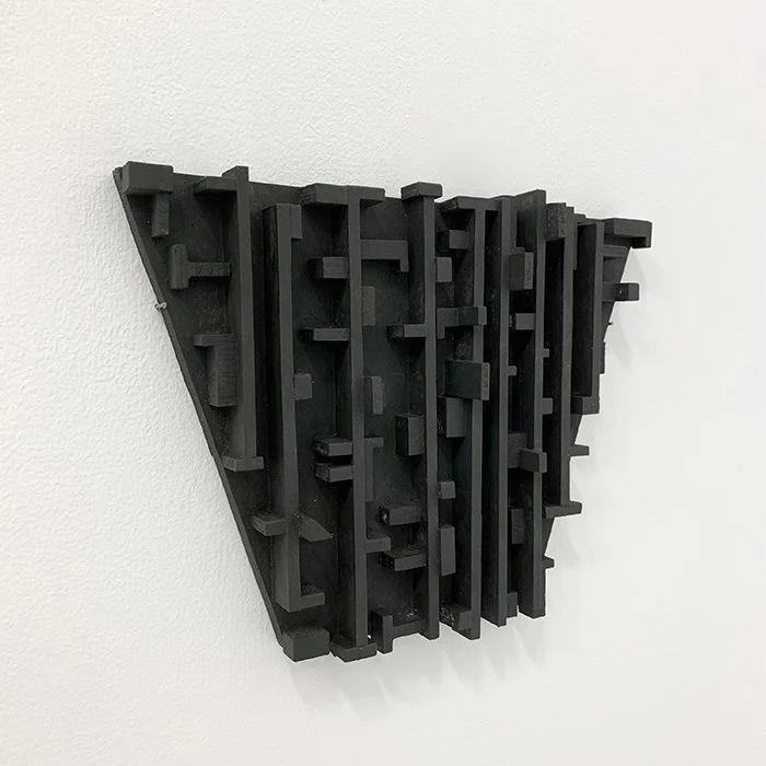 Thomas Sleet
Emergence, 2018
Wood and acrylic paint
9 7/16 x 12 1/2 x 1 11/16 in. (24.1 x 31.8 x 4.4 cm)