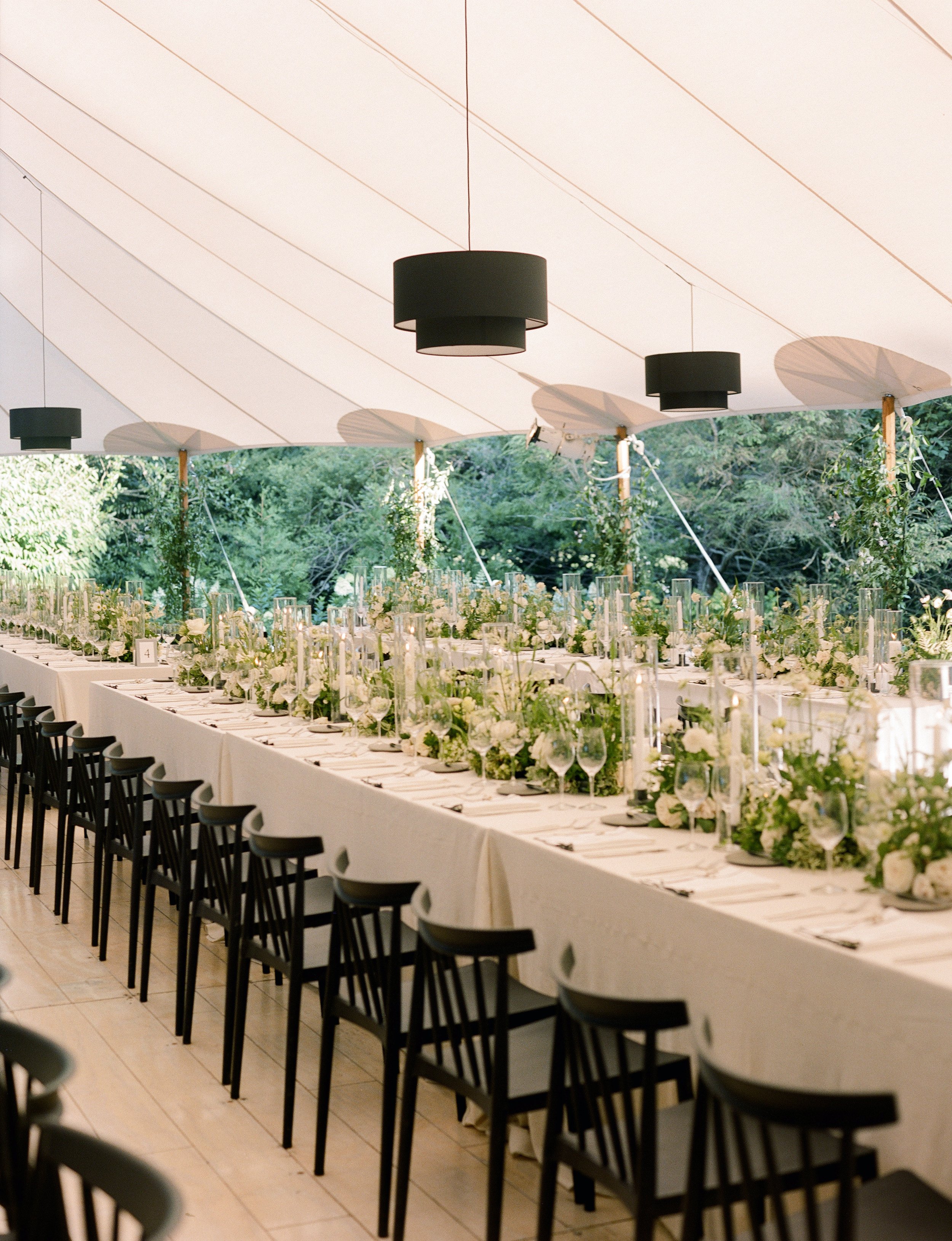 South Hampton, New York tented wedding produced by Bash Please