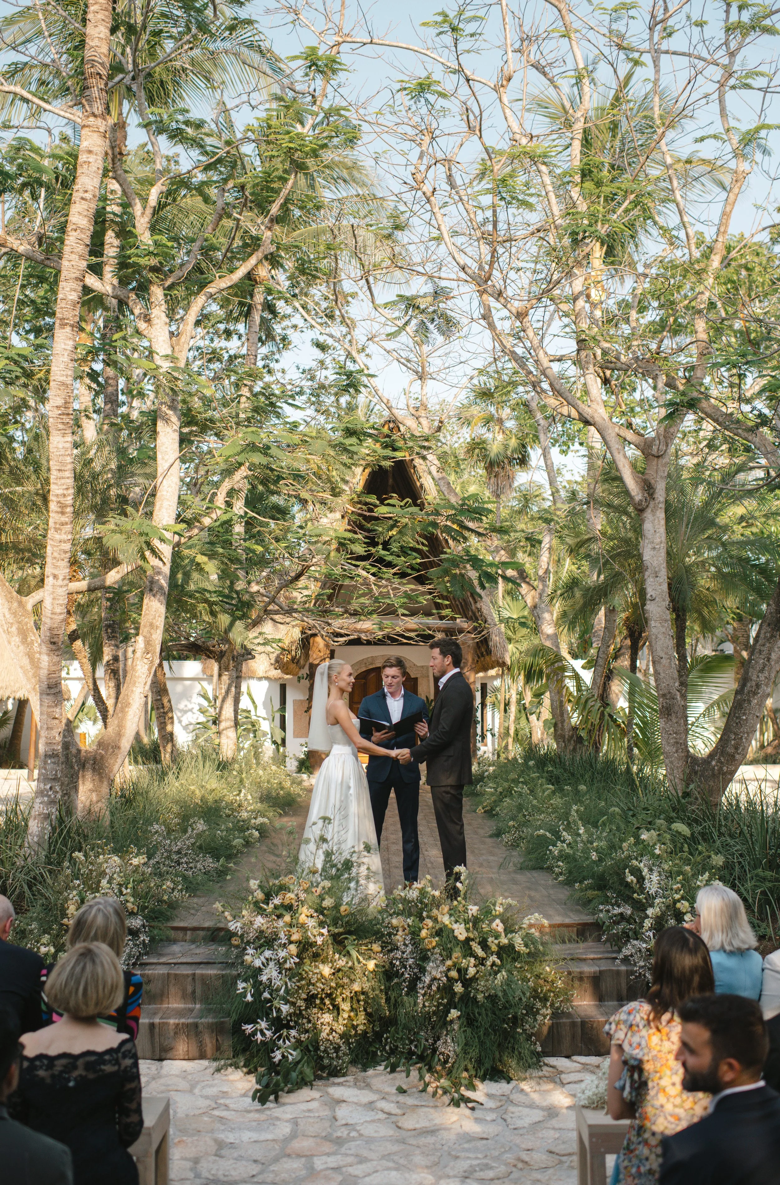 Riviera Maya, Mexico Destination Outdoor Wedding produced by Bash Please