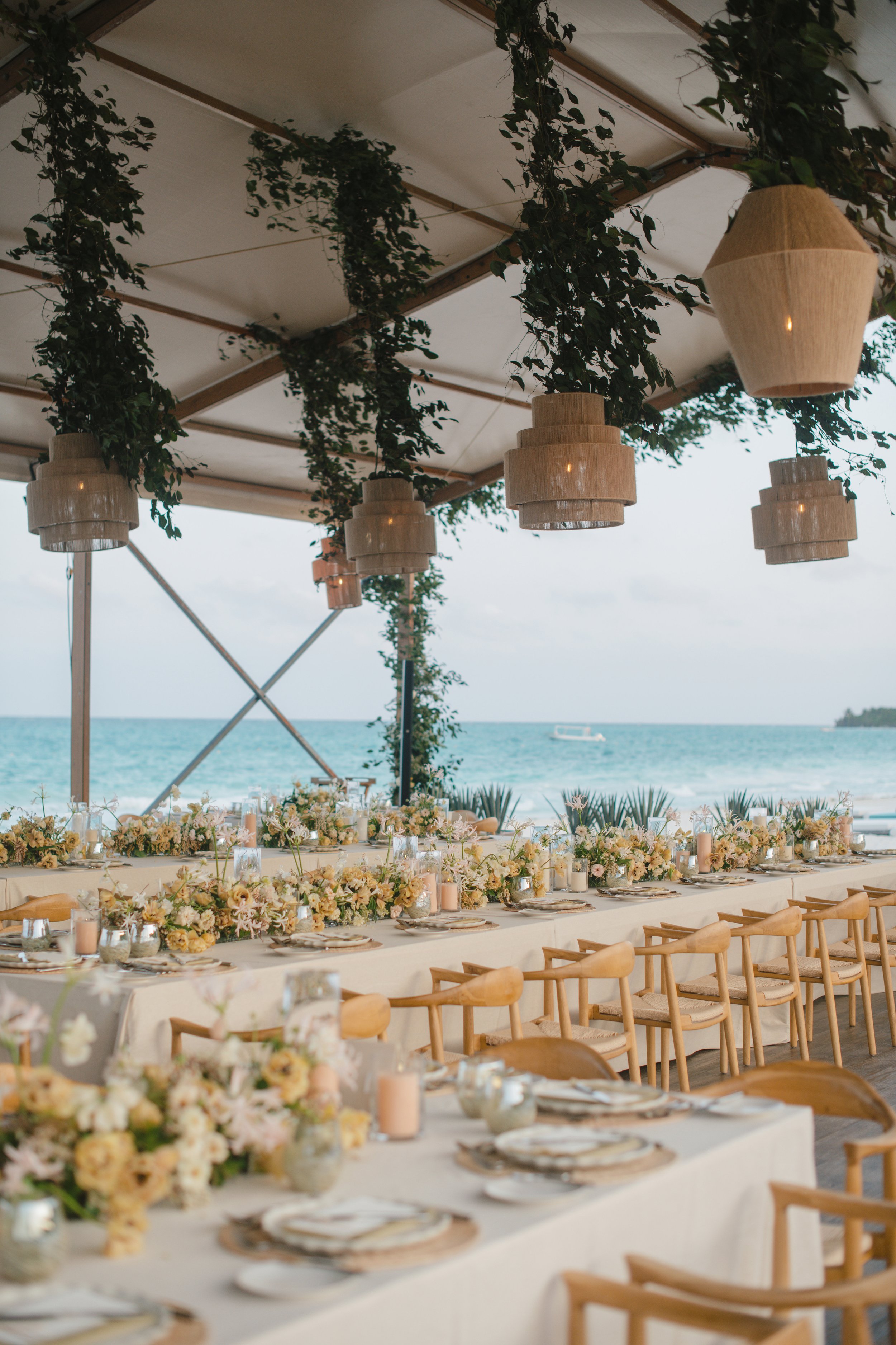 Beachside Riviera Maya Wedding produced by Bash Please