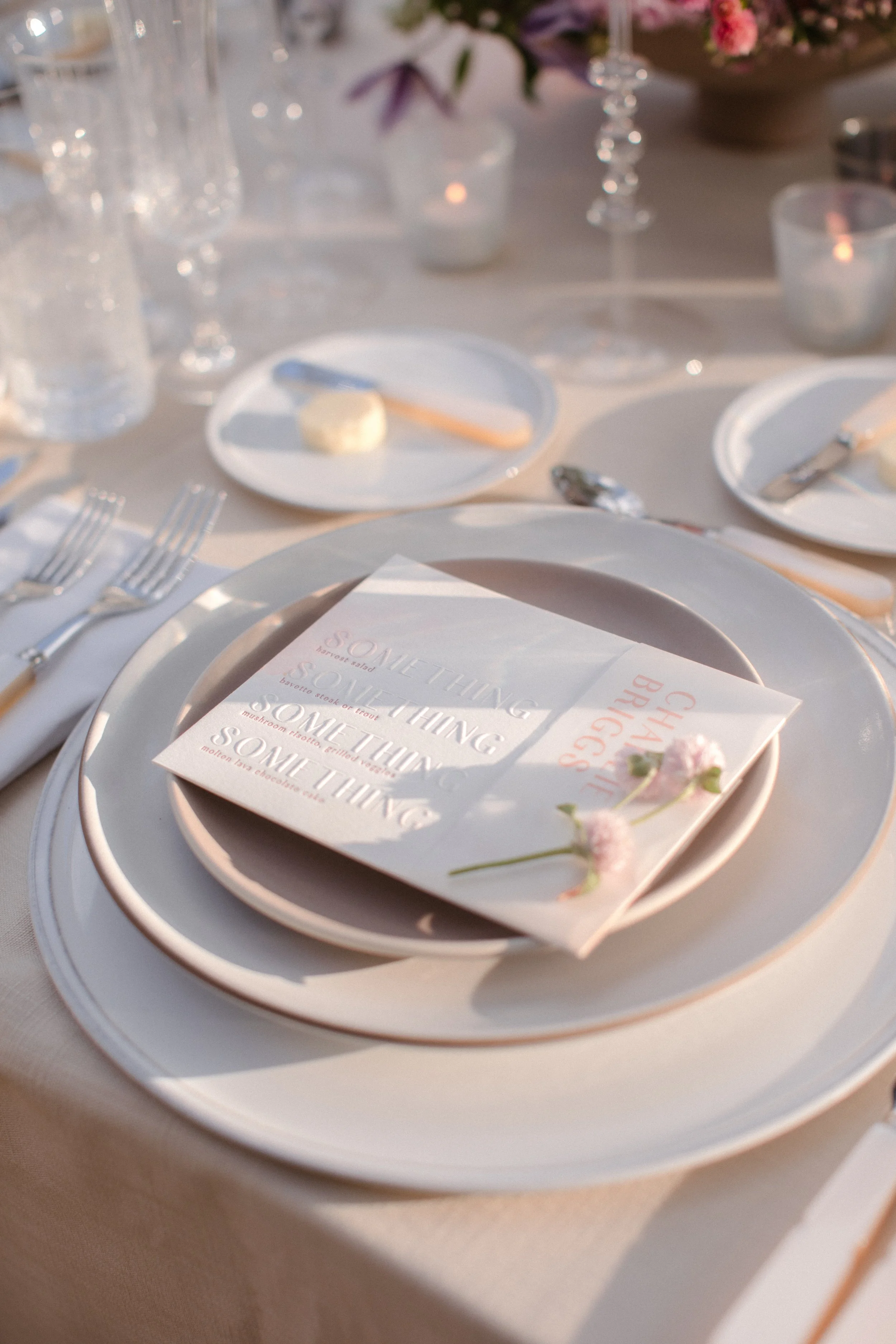 McLean, Virginia wedding tablescape produced by Bash Please