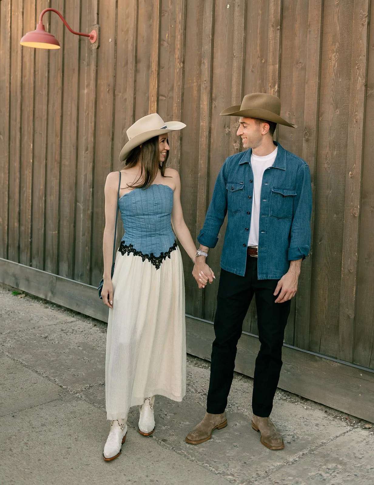 A western-style welcome party in Montana