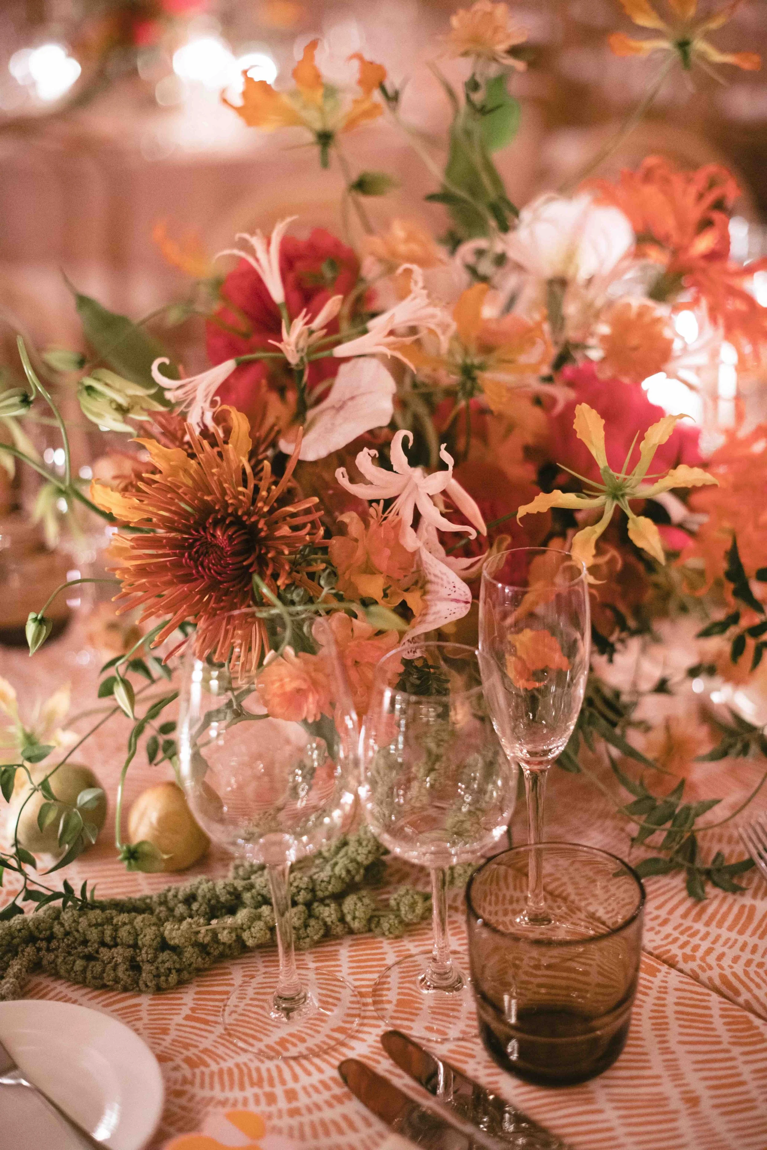 Palm Springs, California wedding tablescape produced by Bash Please
