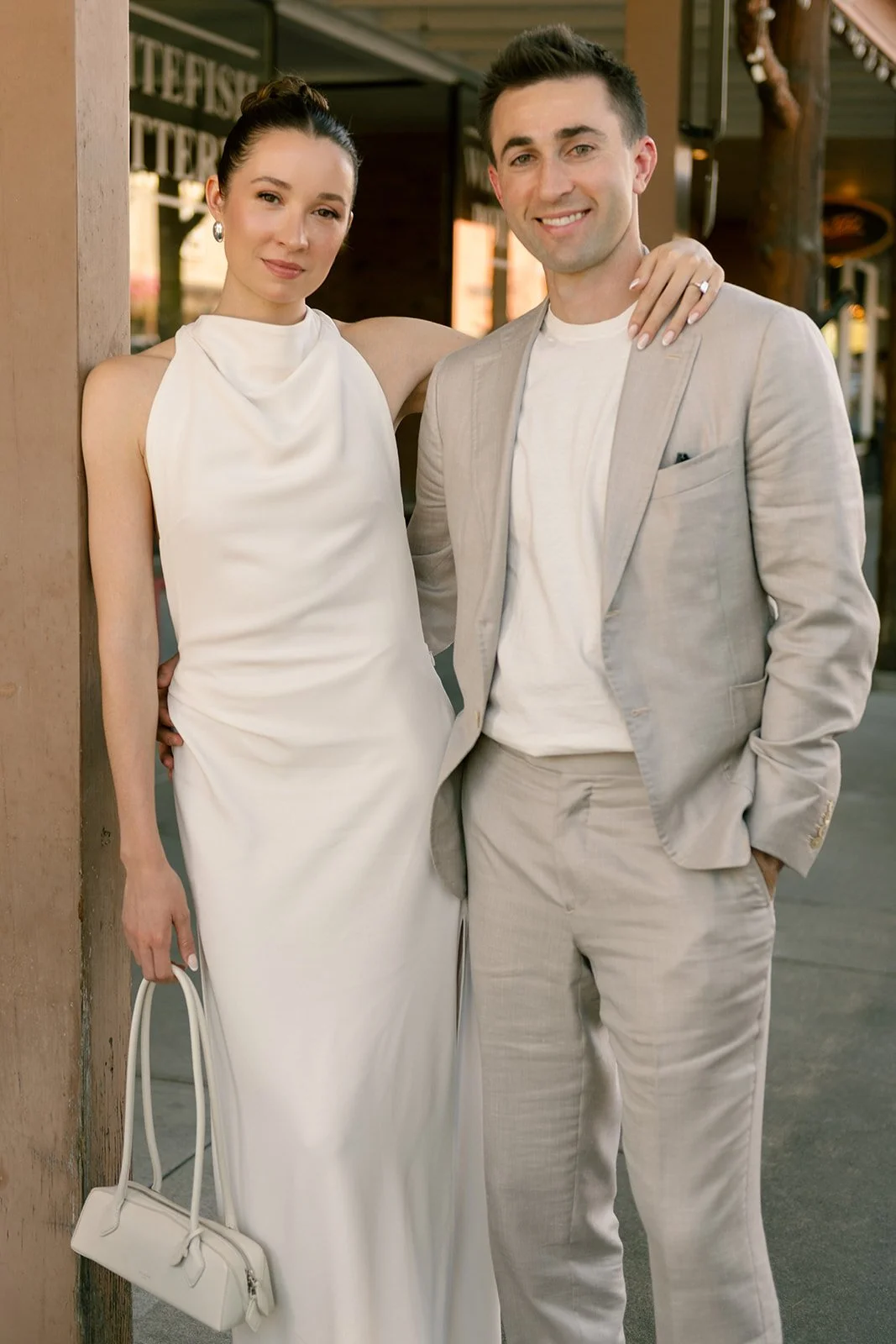 Rehearsal dinner couple style