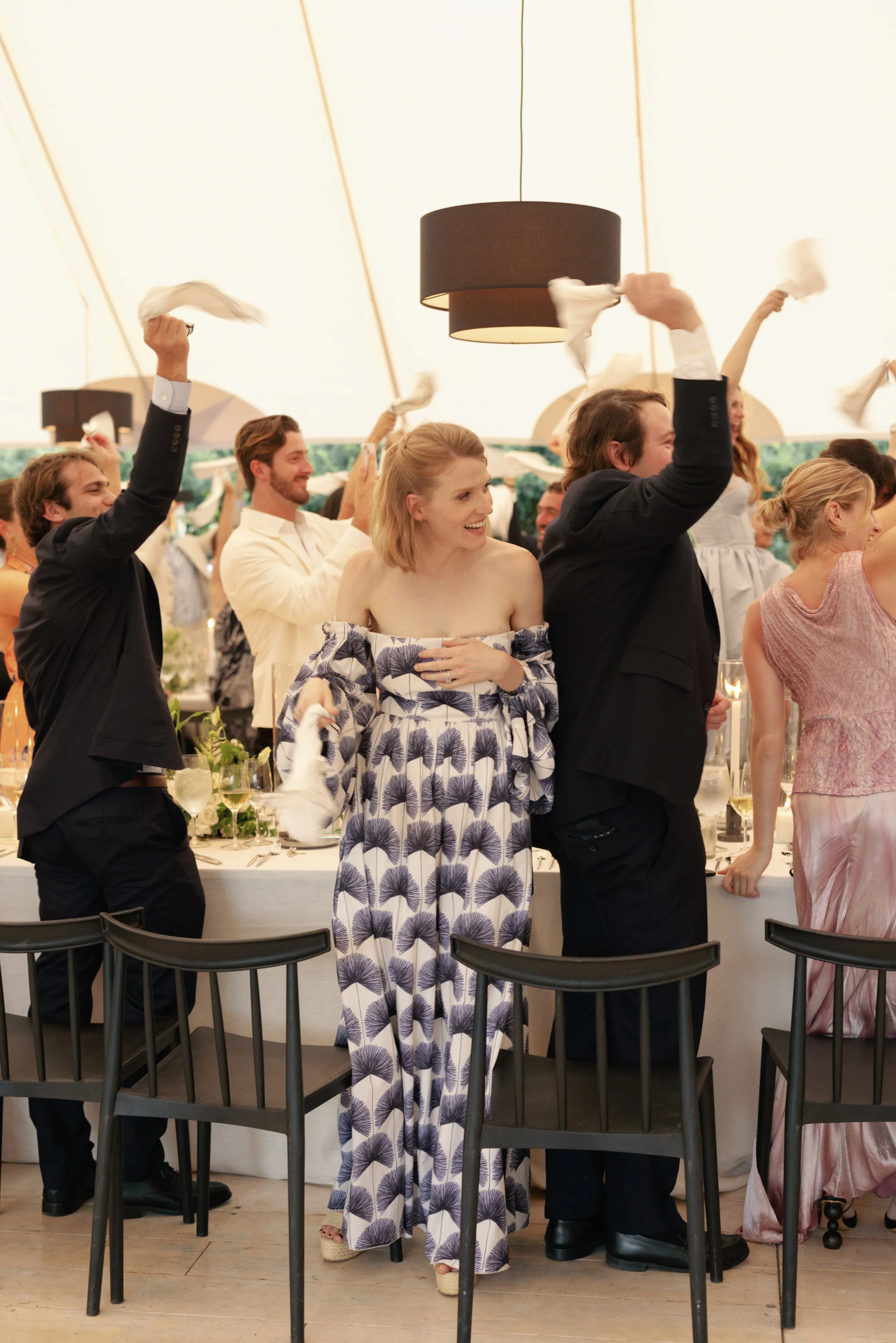 South Hampton, New York tented wedding 