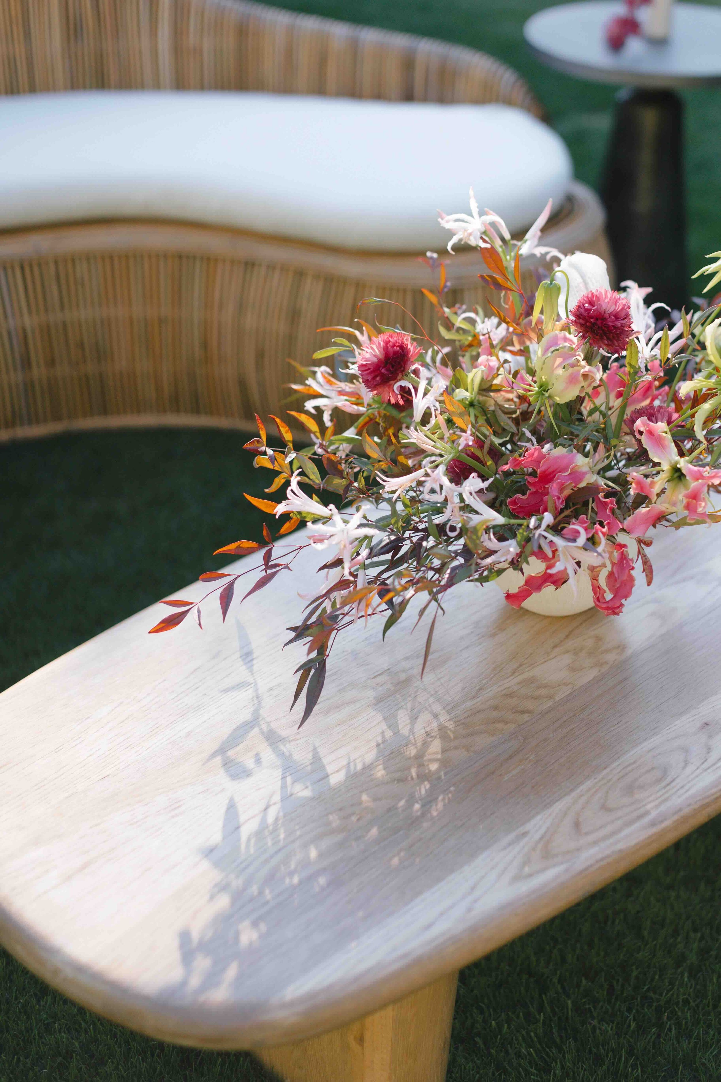 Palm Springs, California wedding florals 