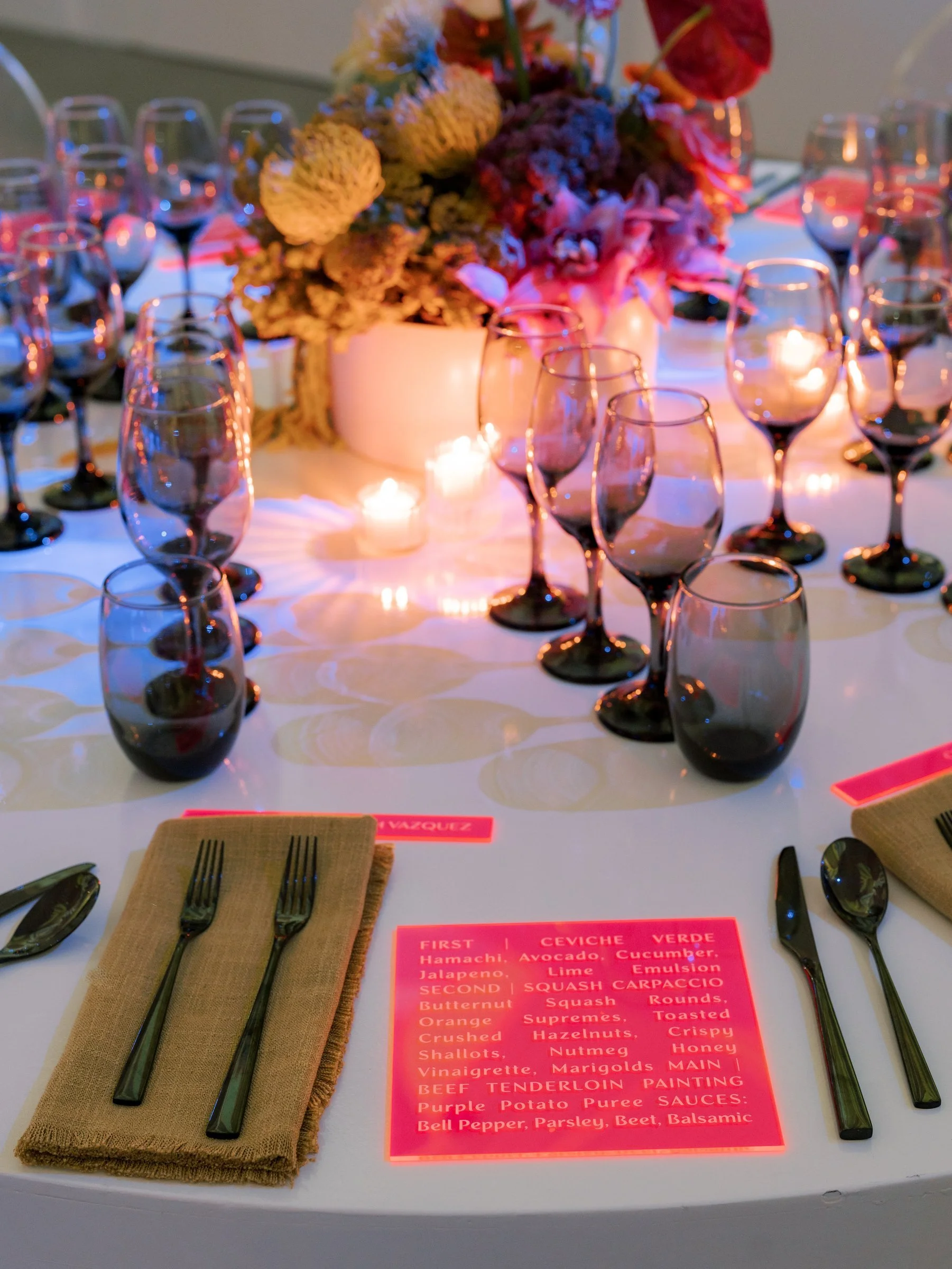 bash-please-faena-miami-corporate-milestone-celebration-immersive-dinner-design-neon-pink-menu-place-setting-corporate-milestone-dinner.jpg