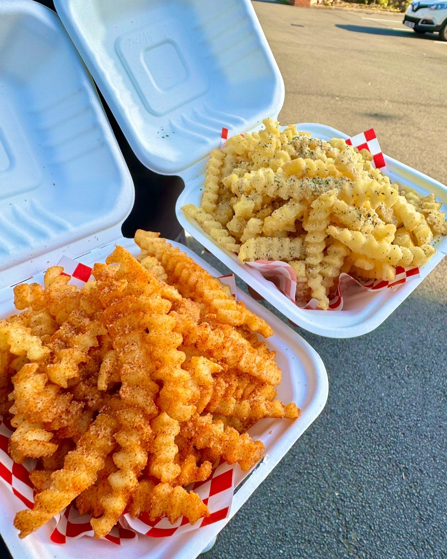 Crinkle fries are back in stock! 🍟

After selling out pretty much instantly after launching last week. They are back! (Probably will sell out again this weekend at some point)

Choose Straight Up, Garlic Parm Dust or Chicken Salt.