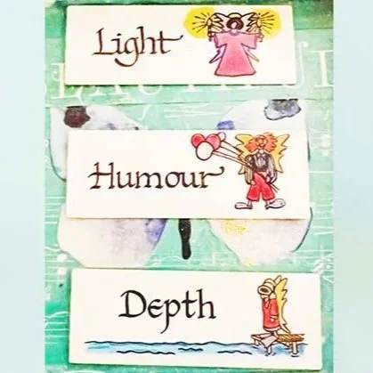 April 2025 Angel Card Pull – Light, Humor, and Depth