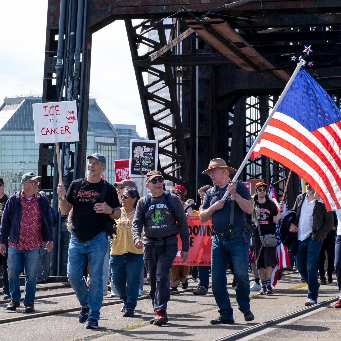 No Kings, Portland OR, March 28

#NoKings #Portland