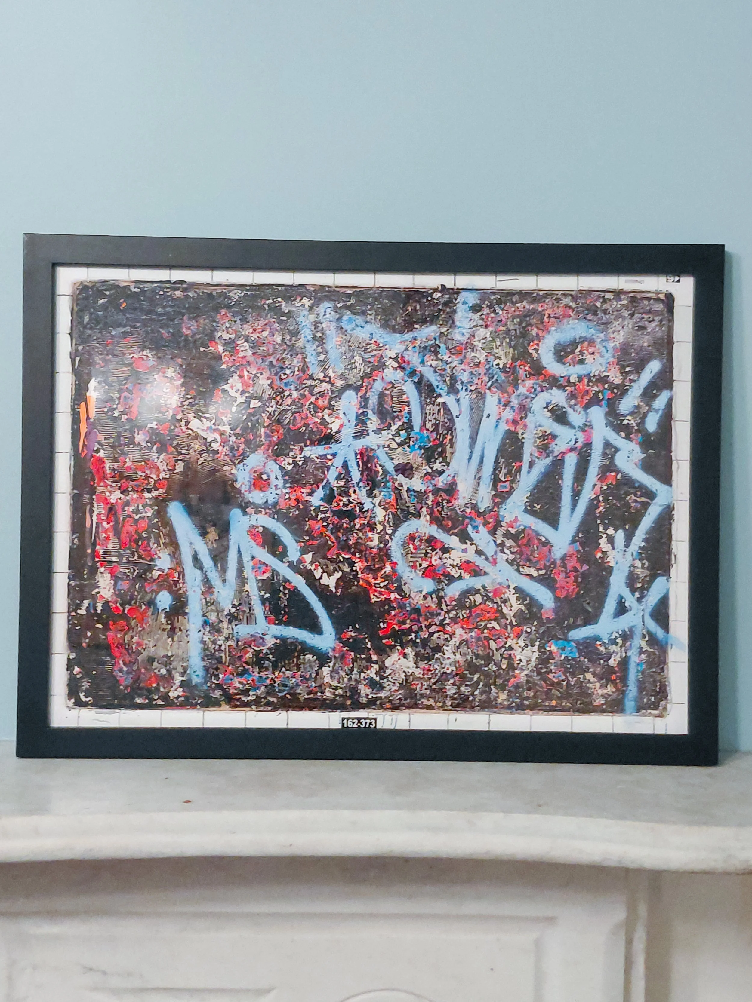 wall cut, 162-373, 50th St., IND Eighth Ave. Line, New York, NY - 22.75” x 17.5”