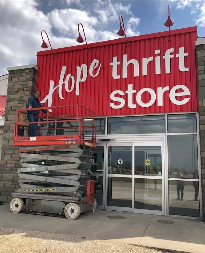 Thank You, Hope Thrift Store Morden!