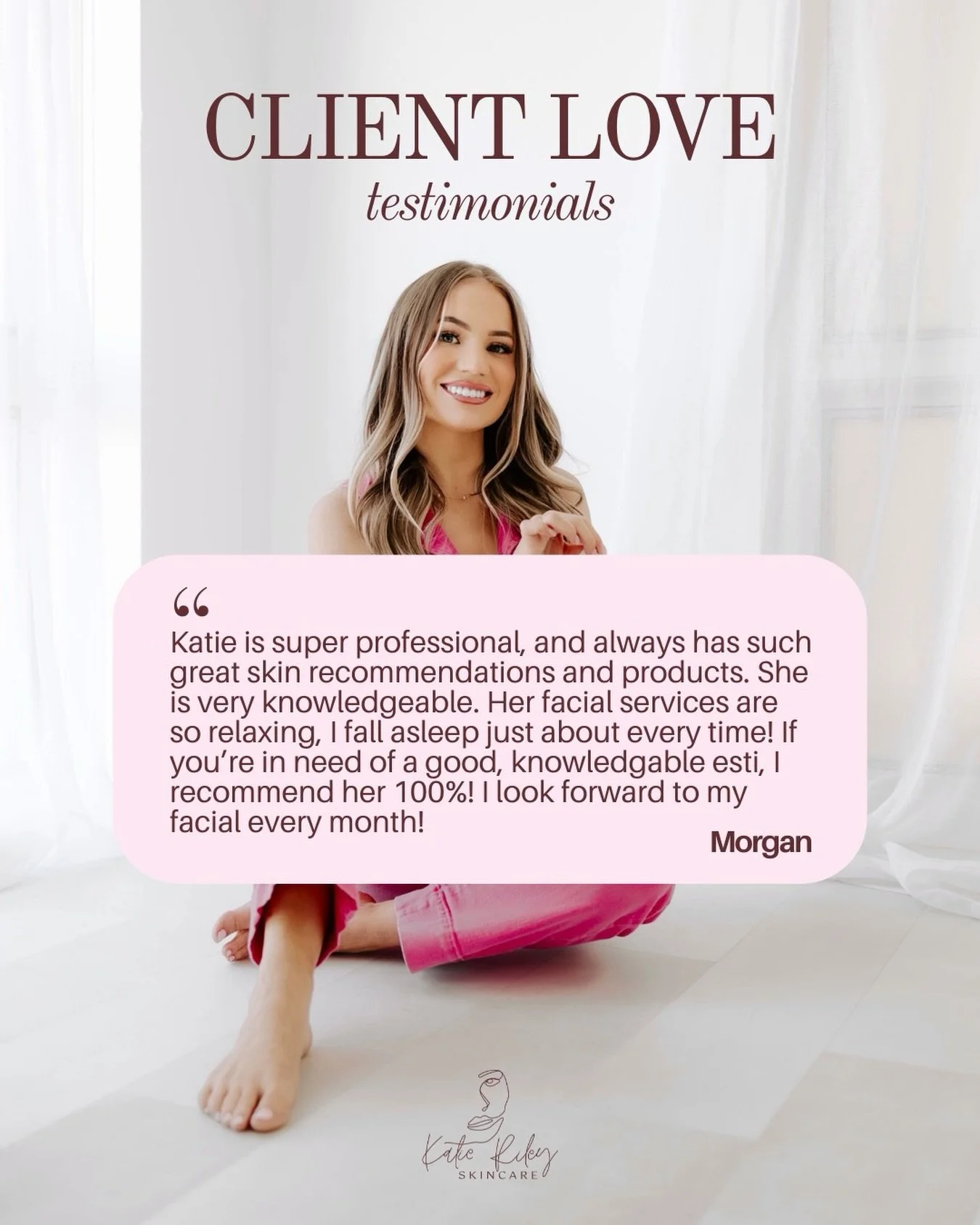 Nothing speaks louder than real results✨🫶

Healthy, glowing skin is always the goal! Book your appointment with the link in bio!💘

#katierileyskincare #scottsdaleskincare #arizonaskincare #aesthetician #arizonabeauty